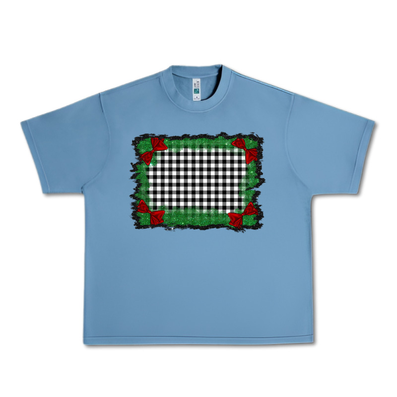 Christmas Black And White Background Urban Heavy Tee by BarkalooDesign | Teevron