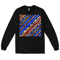 Black western america seamless pattern Long Sleeve Tee - BundleAndBundleShop