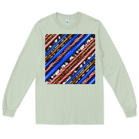Matcha western america seamless pattern Long Sleeve Tee - BundleAndBundleShop