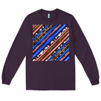 Plum western america seamless pattern Long Sleeve Tee - BundleAndBundleShop