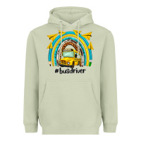 Matcha bus driver rainbow Heavyweight Hoodie - NancyCooperArtShop