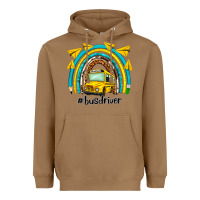 Toasted Coconut bus driver rainbow Heavyweight Hoodie - NancyCooperArtShop