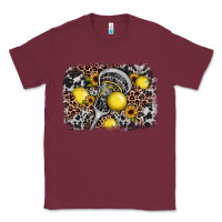 Burgundy lacrosse background Classic Tee - JahusDesignShop