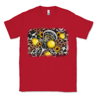 Red lacrosse background Classic Tee - JahusDesignShop