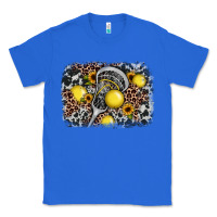 True Royal lacrosse background Classic Tee - JahusDesignShop