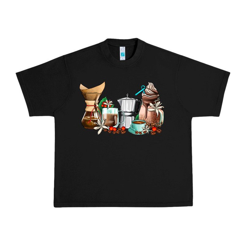 Coffee Tools Coffee Cups Urban Heavy Tee by AdoDesignShop | Teevron