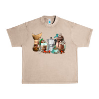 French Oak coffee tools coffee cups Urban Heavy Tee - AdoDesignShop