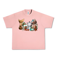 Salmon coffee tools coffee cups Urban Heavy Tee - AdoDesignShop