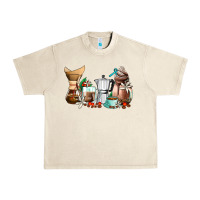 Sandshell coffee tools coffee cups Urban Heavy Tee - AdoDesignShop