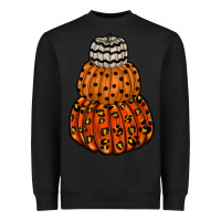 Black pumpkin halloween Heavyweight Sweatshirt - RacoonDesign