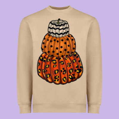 Pumpkin Halloween Heavyweight Sweatshirt Designed By Racoondesign