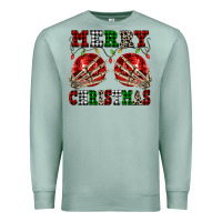 Seafoam Merry Christmas skeleton hands boobs Premium Sweatshirt - NancyCooperArtShop
