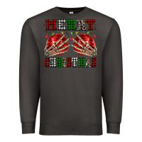 Smoke Merry Christmas skeleton hands boobs Premium Sweatshirt - NancyCooperArtShop