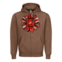 Chestnut Ladybug Sunflower Zipper Hoodie - Jasminsmagicworld