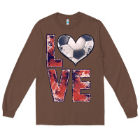 Chestnut soccer love Long Sleeve Tee - JahusDesignShop