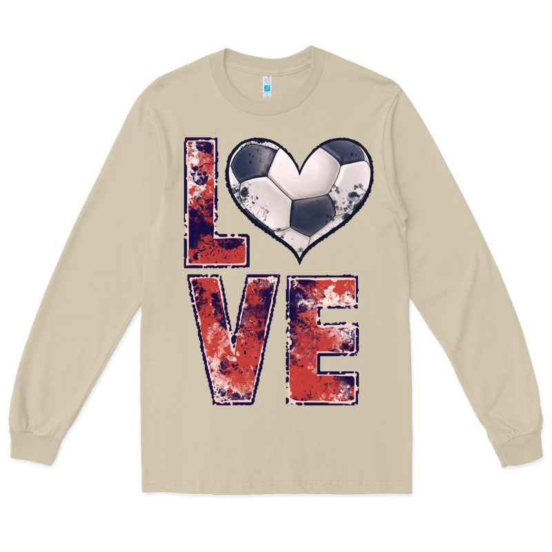 Soccer Love Long Sleeve Tee by JahusDesignShop | Teevron