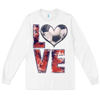 White soccer love Long Sleeve Tee - JahusDesignShop
