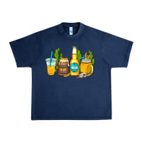 Navy beer coffee cups Urban Heavy Tee - AdoDesignShop