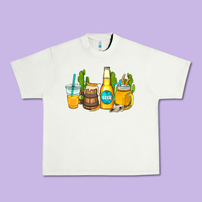 Beer Coffee Cups Urban Heavy Tee Designed By Adodesignshop