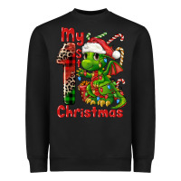 Black my first christmas dragon Heavyweight Sweatshirt - FaDigitalArtStudio