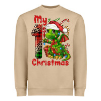 Mushroom my first christmas dragon Heavyweight Sweatshirt - FaDigitalArtStudio