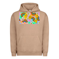 Smile Faces And Rainbow And Daisys Urban Hoodie | Teevron