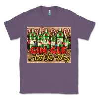 Lavender GIN GLE Christmas gin bottles Classic Tee - AdoDesignShop