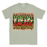 Matcha GIN GLE Christmas gin bottles Classic Tee - AdoDesignShop