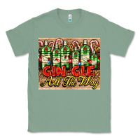 Sage GIN GLE Christmas gin bottles Classic Tee - AdoDesignShop