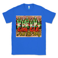 True Royal GIN GLE Christmas gin bottles Classic Tee - AdoDesignShop