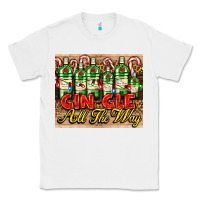 White GIN GLE Christmas gin bottles Classic Tee - AdoDesignShop