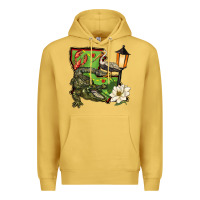 Antique Gold louisiana state Premium Hoodie - BarkalooDesign