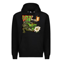 Black louisiana state Premium Hoodie - BarkalooDesign