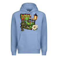 Colony Blue louisiana state Premium Hoodie - BarkalooDesign