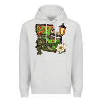 Dove Grey louisiana state Premium Hoodie - BarkalooDesign