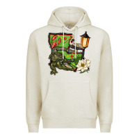 Oatmeal Heather louisiana state Premium Hoodie - BarkalooDesign