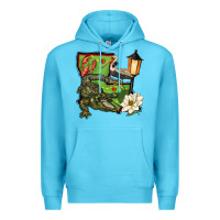 Ocean Blue louisiana state Premium Hoodie - BarkalooDesign