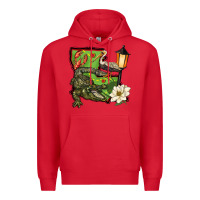 Red louisiana state Premium Hoodie - BarkalooDesign