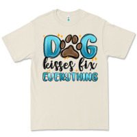 Bone dog kisses fix everything Premium Tee - MaliasSmallBusiness