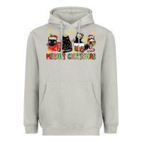 Moon Dust meowy christmas cats Heavyweight Hoodie - MaliasSmallBusiness