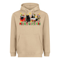 Mushroom meowy christmas cats Heavyweight Hoodie - MaliasSmallBusiness