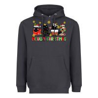 Smoke meowy christmas cats Heavyweight Hoodie - MaliasSmallBusiness