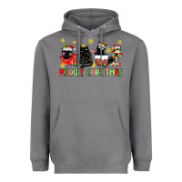 Storm meowy christmas cats Heavyweight Hoodie - MaliasSmallBusiness