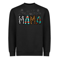 Black small town mama Heavyweight Sweatshirt - CowhideDigitalArt