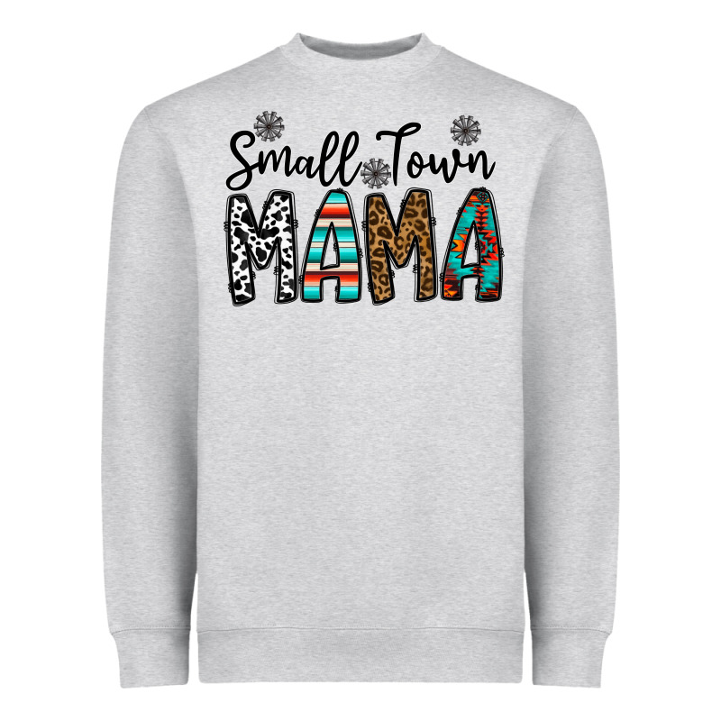 Small Town Mama Heavyweight Sweatshirt by CowhideDigitalArt | Teevron