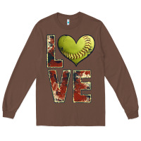 Chestnut softball love Long Sleeve Tee - JahusDesignShop