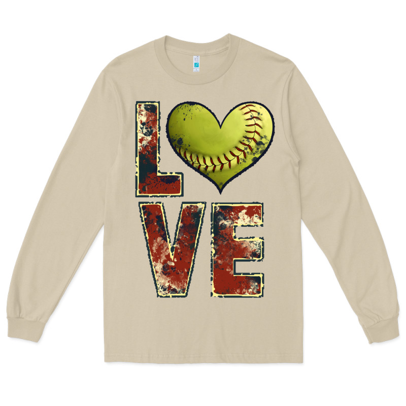 Softball Love Long Sleeve Tee by JahusDesignShop | Teevron