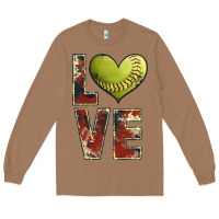 Toasted Coconut softball love Long Sleeve Tee - JahusDesignShop
