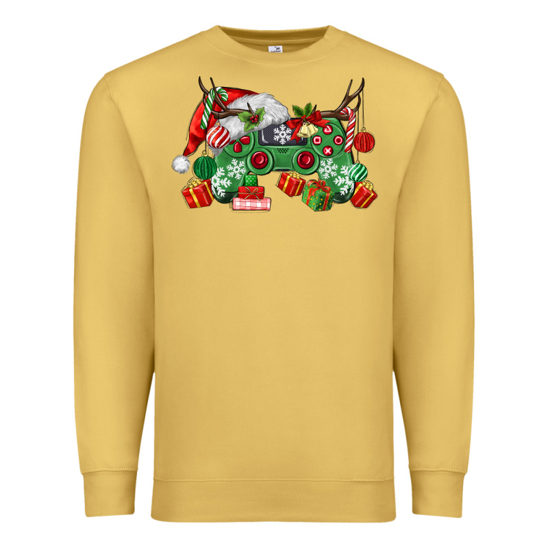 Christmas Game Controller Premium Sweatshirt by MaliasSmallBusiness | Teevron