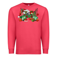 Cardinal Christmas Game Controller Premium Sweatshirt - MaliasSmallBusiness